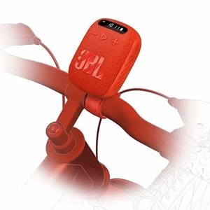 Bezvadu skaļrunis JBL Wind 3 ar stūres turētāju sarkans