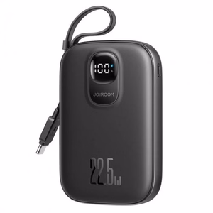 Внешний аккумулятор Joyroom JR-PBF17 22.5W с кабелем USB-C 10000mAh чёрный