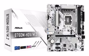 ASRock B760M-HDV/M.2 motherboard Intel B760 LGA 1700 micro ATX