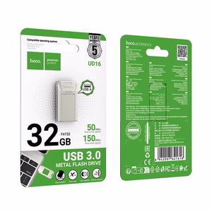 Флешка 32ГБ USB 3.0 (USB A) Hoco UD16 никель