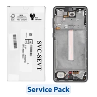 ServicePack LCD ekrāns SAMSUNG A33 5G A336B GH82-28143A melns