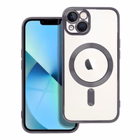 ELECTRO MAG COVER viedtālruņa apvalks saderīgs ar MagSafe iPhone 13 melns