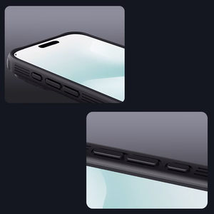 Nillkin CamShield Pro MagSafe saderīgs apvalks iPhone 17 Pro Max - caurspīdīgs, melns