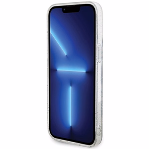 Karl Lagerfeld KLHMP14XHGKCNOT Karl & Choupette Glitter vāciņš ierīcei iPhone 14 Pro Max 6.7", ar MagSafe, caurspīdīgs