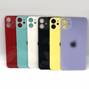 Aizmugurējais vāks saderīgs ar iPhone 11 / melns / (Lielāks caurums) / HQ