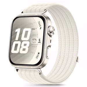 Tech-Protect Nylon Strap for Huawei Watch Fit 3 / 4 / 4 Pro / 5 / 5 Pro - White