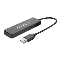 Orico FL01 USB-A Hub dokstacija 4x USB-A 2.0 - melna