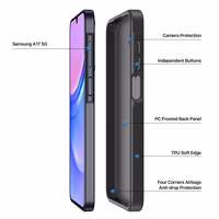 DUX DUCIS apvalks YIND SAMSUNG A17 5G melns