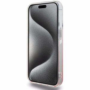 Hello Kitty IML gradienta elektrop kaķa galvas viedtālruņa apvalks iPhone 14 Pro - rozā