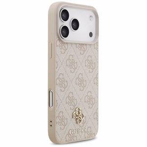 Guess 4G Small Classic Logo MagSafe maciņš iPhone 17 Pro Max / 18 Pro Max, rozā