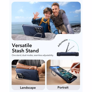 ESR Cyber Cyber Tough Kickstand MagSafe futrālis Samsung Galaxy S26 Ultra - Melns