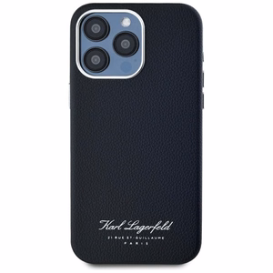 Karl Lagerfeld hotel RSG iPhone 15 Pro viedtālruņa apvalks - melns