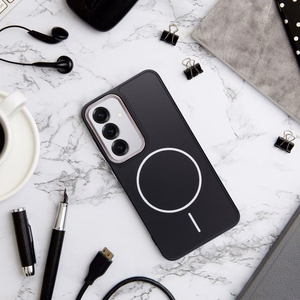 Case for Samsung A27 Frame Mag Cover compatible with MagSafe black
