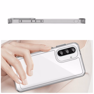 Kosmosa apvalks Samsung Galaxy A26 ar elastīgu rāmi - caurspīdīgs