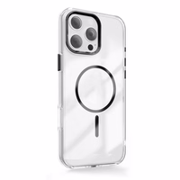 Clear Thin Mag maciņš for iPhone 17 Air 6,6" melns