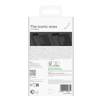 Puro Icon Mag silikona viedtālruņa apvalks ar MagSafe Samsung Galaxy S25 Ultra - melns