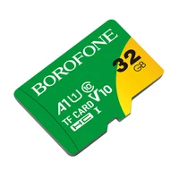 Borofone atminas karte MicroSD 32GB SDHC Class10 90MB/s (bojats iepakojums)