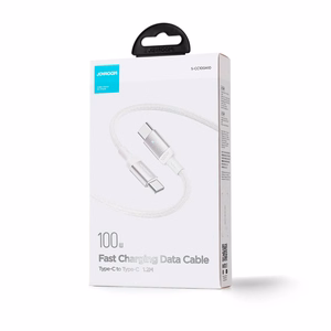 USB kabelis Joyroom S-CC100A10 no C tipa uz C tipa 100W 1,2 m balts