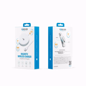 Forever MAWC-300 magnetic wireless charger Qi2 15W silver