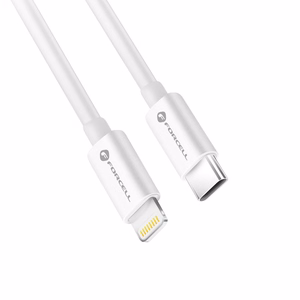 Кабель USB C - Lightning Forcell F-Energy MFi PD 3A 30W 1 м C901 белый
