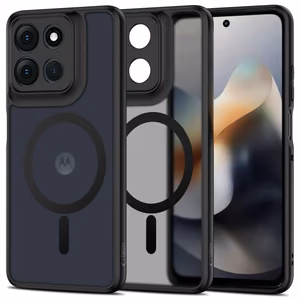 Tech-Protect MagMat MagSafe viedtālruņa apvalks Motorola Moto G56 5G - matēts melns