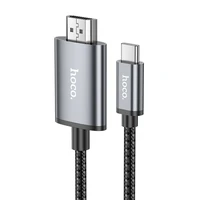 Kabelis Hoco UA27 USB-C uz HDMI pelēks