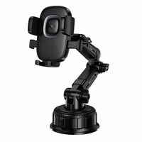 Automašīnas tālruņa turētājs Hoco H89 (instrumentu panelis), melns