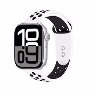 Crong Duo Sport siksniņa Apple Watch 38 / 40 / 41 / 42 mm, balts un melns