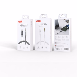 XO audio kabelis NB-R279B USB-C - jack 3,5mm 1,0m, balts