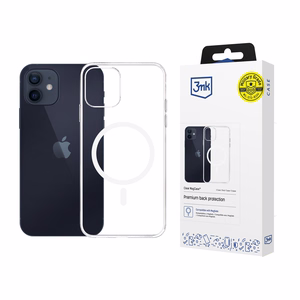 3mk caurspīdīgs magnētiskais viedtālruņa apvalks Apple iPhone 12/12 Pro