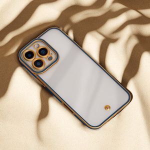 Silky Gold viedtālruņa apvalks iPhone 15 Pro 6,1" zils