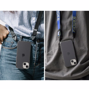 Ringke Fusion Matte apvalks iPhone 14 Plus ar gēla rāmi – pelēks