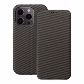FOLIO sānu magnētiskais grāmatas tipa viedtālruņa apvalks, paredzēts IPHONE 14 PRO, brūns