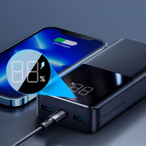 Внешний аккумулятор Joyroom (JR-QP192) 20000mAh (2xUSB; 1xUSB-C; 22.5W) чёрный