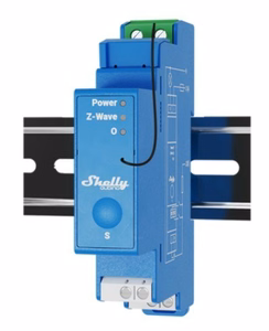 Shelly Qubino Wave Pro 1 electrical relay Blue