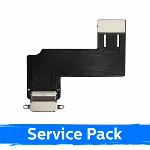Разъём зарядки совместимый с Apple iPad 11 (2025) с шлейфом — синий — (Service Pack) — Wi-Fi + Cellular