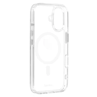 Liavec Spīdīgs Magnētiskais Caurspīdīgs viedtālruņa apvalks Iphone 16 balta