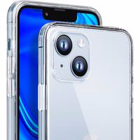 Viedtālruņa apvalks iPhone 14 silikona no 3mk Clear Case sērijas - caurspīdīgs