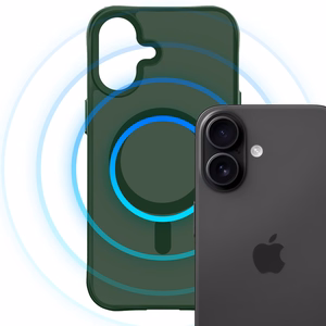 3mk Smoke MagCase priekš iPhone 17 zaļš-caurspīdīgs