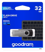 Goodram zibatmiņa 32GB USB 2.0 Twister melna