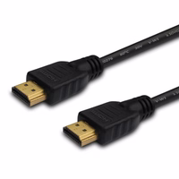 Savio CL-01 HDMI cable 1.5 m HDMI Type A (Standard) melns