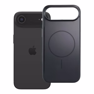 Premium spīdīgs magnētiskais viedtālruņa apvalks ar kameras vadības pogu, saderīgs ar MagSafe, IPHONE 17 Air, melns