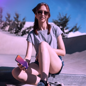 3mk Aizsargstikls Rainbow Privacy Apple iPhone 15