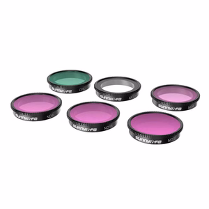 6 filtru komplekts MCUV+CPL+ND4+ND8+ND16+ND32 Sunnylife priekš Insta360 GO 3/2