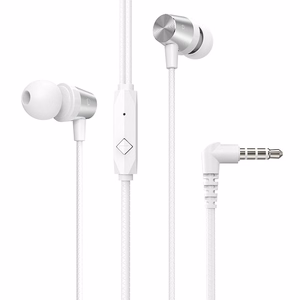 HOCO vadu austiņas Jack 3,5 mm ar mikrofonu M79 baltas