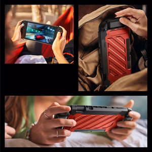 Supcase Unicorn Beetle Pro apvalks Nintendo Switch 2 - sarkans un melns