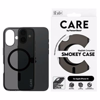 CARE by PanzerGlass Flagmanis viedtālruņa apvalks iPhone 16 6.1" dūmu/dūmu Magnētiskais 1349