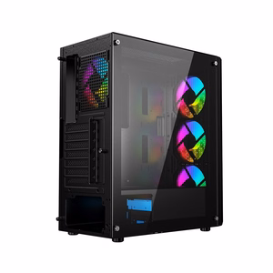 Gembird CCC-FC-400X Fornax 400X Gaming ARGB melns datora korpuss