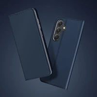 Dux Ducis Skin Pro apvalks Samsung Galaxy A55 5G - ar flip funkciju un kartes nodalījumu - zils