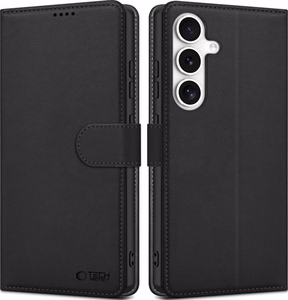 Tech-Protect Viedtālruņa apvalks ar maku funkciju Samsung Galaxy S25 FE - melns